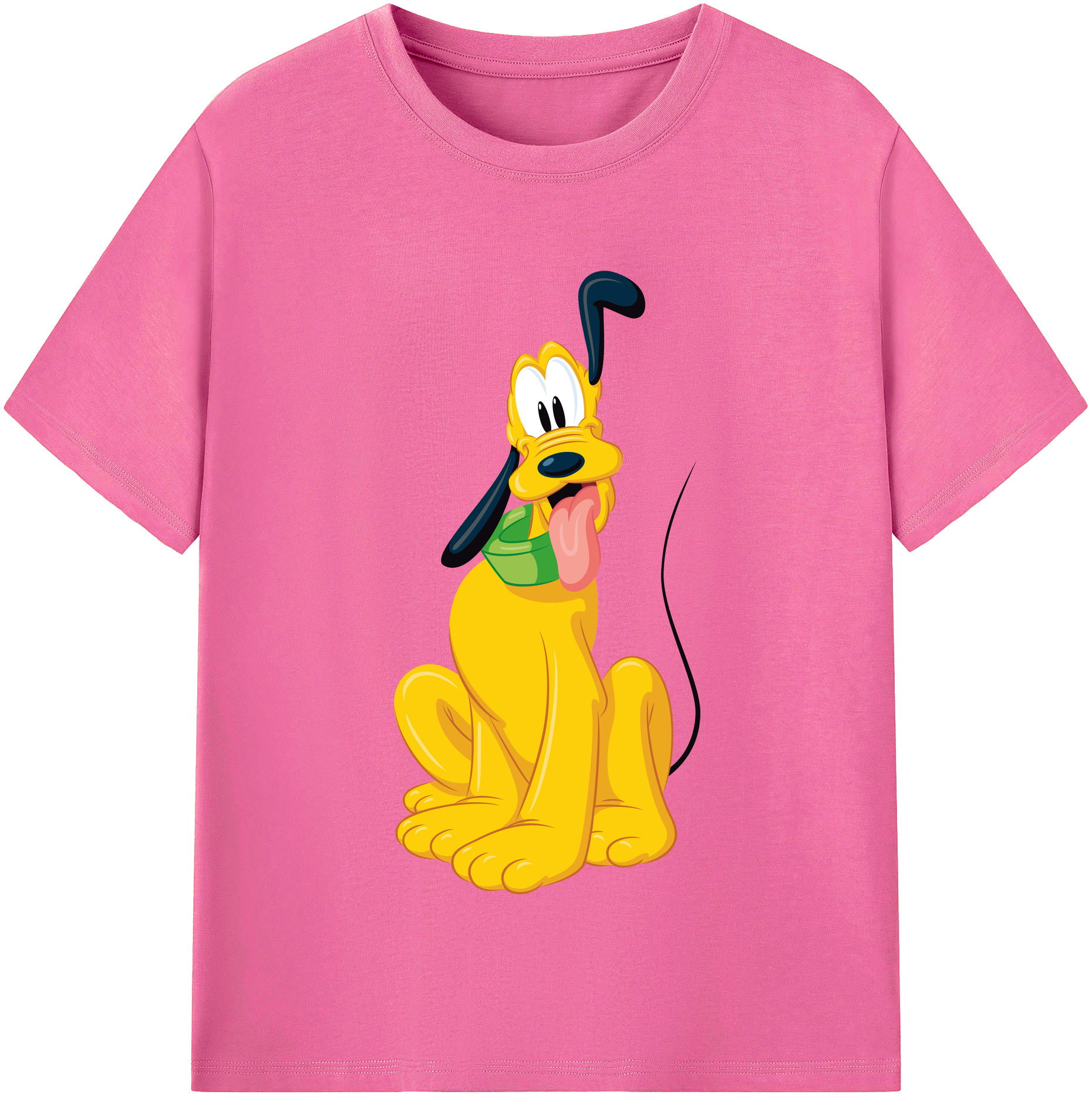 （画像用） ミッキーマウス Mickey Mouse レディースカジュアルプリントTシャツ（綿100％）